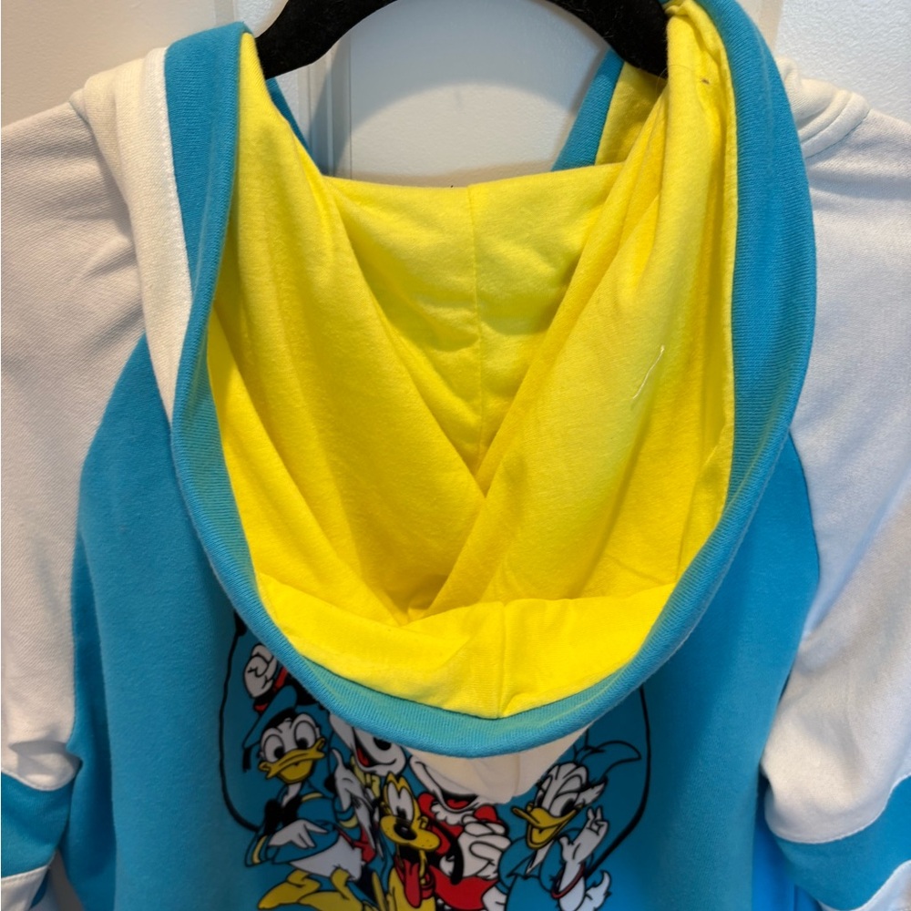Disneyland Fab 5 Blue and White Zipper Hoodie Sweatshirt, L - Picture 13 of 15